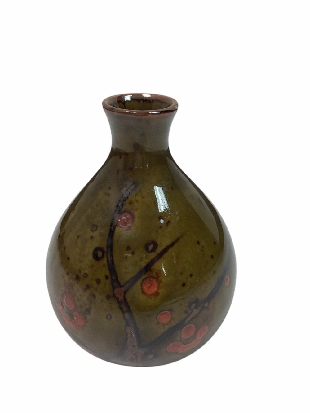 Otagiri Japan Hand Crafted Bud Vase Vintage Studio Pottery Ceramic Boho MCM